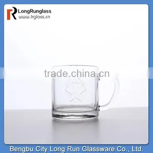 LongRun 95ml Glass Mugs With Carved Logo,wholesale thumbnail-2