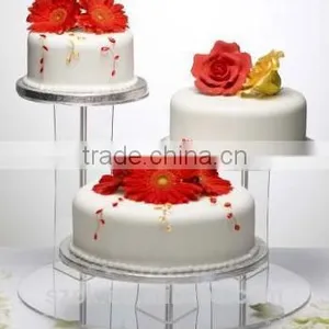 Good Quality Desktop Acrylic Wedding Cake Stands thumbnail-1