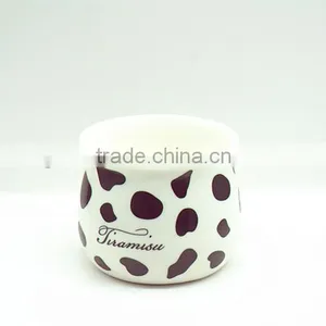 Hot-sale Food Safe Caremic Cup Tiramisu Packing Cup Pudding Cup Wholesale thumbnail-1