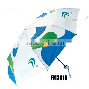 Super Light 3 Folding Promotional Umbrella thumbnail-1