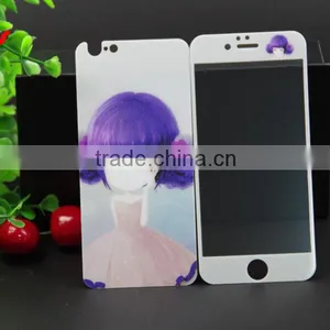 9H 3D Full Cover Mobile Phone Screen Protector Color Tempered Glass Screen Protector for Iphone 6 thumbnail-2