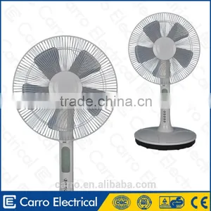 New Model 16inch Super Cooling Solar Battery Emergency dc Fan With Led thumbnail-2
