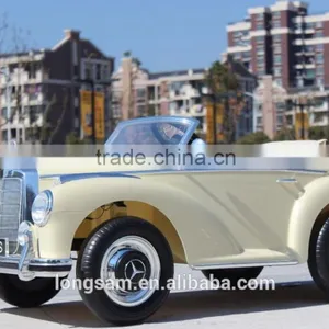 Kids Toy Car Old Classic Mercedes Licensed Ride On thumbnail-1