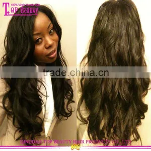 Wholesale 7a Grade Indian Women Hair Wig Remy Indian Human Hair Wigs for Black Women thumbnail-1