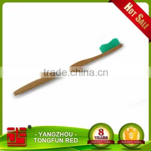 Wholesale Natural Customized Logo Bamboo Toothbrush Enviormental Soft Bristle Toothbrush for Home thumbnail-2