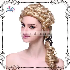 Sale Synthetic Long Curly Lawyer Hair Wigs thumbnail-3