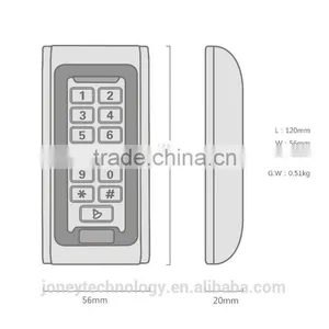 Mental Housing Standalone RFID Gate Access Control System thumbnail-6