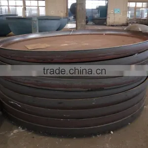 Steel Flat Dish Head With Hole for Pressure Vessel thumbnail-2