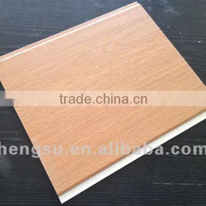 Super Natural Laminated Wood PVC Ceiling Panel Cherry/black Walnut/plum/red Oak/apple Wood thumbnail-1