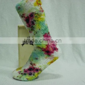 Fluffy Socks Print Arts Circle Print Fluffy Socks Home Wear thumbnail-4