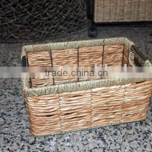 Plant Plaiting Garden Basket With Handle thumbnail-1