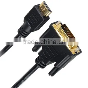 Best Price for High Resolution DVI to HD MI Cable 24+1 With Gold Plated Connector thumbnail-1