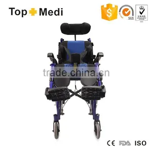 TOPMEDI Medical Equipment Foldable Detachable cp Wheelchair for Cerebral Palsy thumbnail-3