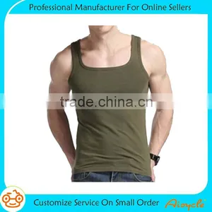 Gym Singlets Mens Tank Tops Stringer Bodybuilding and Fitness Men's GYM Tank Top Sports Clothes thumbnail-1