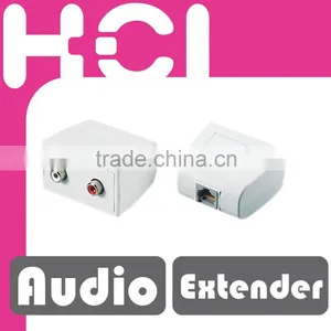 RJ45 8P8C UTP Jack to RCA Stereo Audio Adapter thumbnail-1