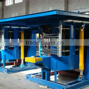 KGPS-2Tton Steel Shell Electric Induction Smelter for Aluminum, Iron, Copper ,steel,brass thumbnail-5