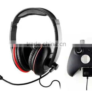 3.5mm Wired Gaming Headset With Adjustable Boom Microphone For XBOX One Wireless Controllers thumbnail-1