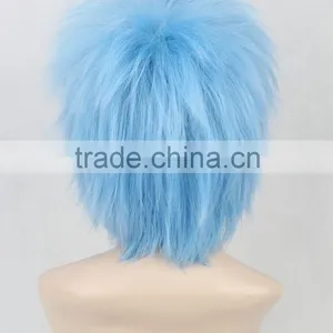 2015 New Cheap Synthetic Cosplay Wigs for Men Blonde Short Hair Wigs Wholesale thumbnail-6