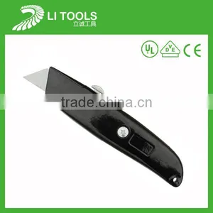 New Design Abs Retractable Carpet Cutter Knife With Carbon Steel Blade thumbnail-1