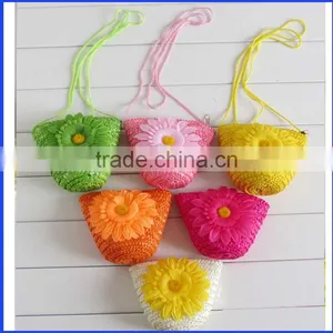 Wholesale 6 Colored Sunflower Coin Purse Neck Hanging Cell Phone Beach Messenger Bag (LCHHB108) thumbnail-1