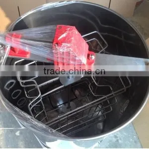 2016 Hot Sale Stainless Steel New Manual Honey Extractor for Producing Honey thumbnail-4