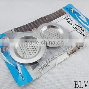 Sets of Stainless Steel Mesh Sink Strainer Drain Stopper Trap Kitchen Bathroom New Type thumbnail-4