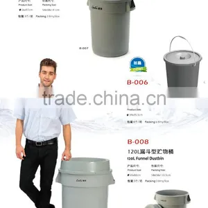 Circular Dustbin/Half-round Head Dustbin/Funnel Dustbin for Sale/Circular Barrel With Good Qualtiy thumbnail-4