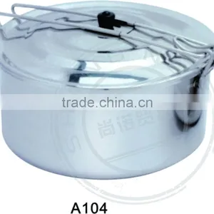 Stainless Steel Big Cooking Pots for Camping thumbnail-1