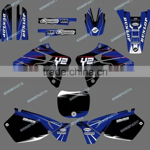 New Style TEAM GRAPHICS&BACKGROUNDS DECALS STICKERS Kits for YAMAHA YZ125 YZ250 1996-2001DST0022 thumbnail-1