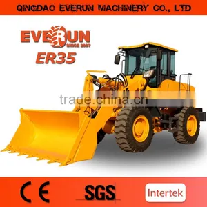 Everun 3 Ton Front End Loader With Pallet Forks thumbnail-2