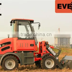 Everun ZL08 Mini Wheel Loader Farm Maschine for Sale Mit CE thumbnail-1