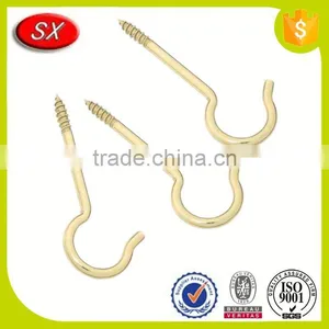 Custom Screw Solid Brass Ceiling Hook Hooks thumbnail-1