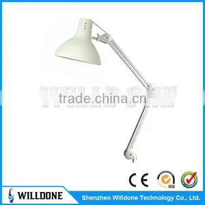 White Magnifying Lamp Fixture With 36" Arm thumbnail-1