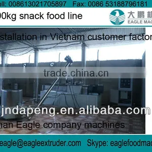 500kg Corn Snack Food Processing Manufacturing Line/plant in Vietnam thumbnail-1