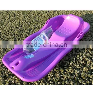 CE Approved Kids Plastic Ski Sled Snowsledge Plastic Sand Dune Sled thumbnail-5