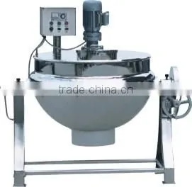 500L Steam Heating Tilting Jacketed Kettle Cooking Kettle thumbnail-1