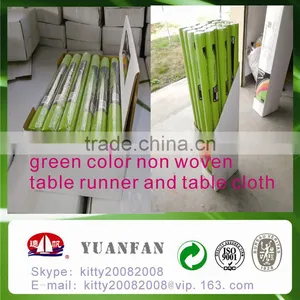 BSCI PASS--Top Quality Spunbond Non Woven Table Cloth / Table Runner thumbnail-5