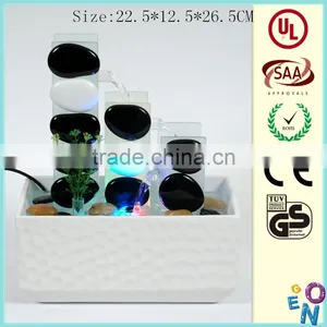Mini Bussiness Gift Indoor Ceramic Water Fountain for Client thumbnail-1
