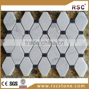 Black Marquina Marble Bathroom Flooring Tiles thumbnail-1