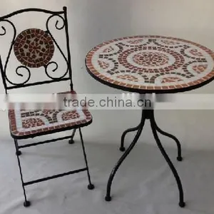 Set of 3pcs 2 Seater Mosaic Bistro Set thumbnail-2