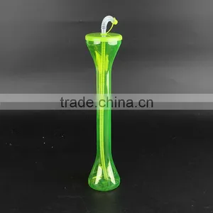 Colorful Plastic Party Bottle With Straw thumbnail-2