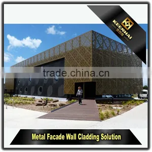 Metal Aluminium Laser Cut Peforated Exterior Wall Cladding Panel for Facade thumbnail-6