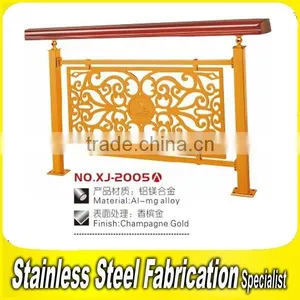 Vintage Decorative Fine Finish Integral Aluminum Guardrail for Safety thumbnail-2