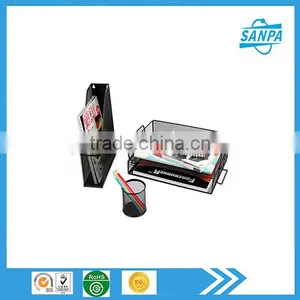 Hot Sales Metal Wire Mesh Office Stationery Gift Set For Promotion thumbnail-1