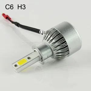 Led Headlight C6 h3 Cob 30W/Bulb 60W/Set 6400lm/set LED Headlight Bulbs Hi/Lo Led Car Headlight Headlamp thumbnail-4