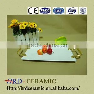 Factory Stock Plate Ceramic With Metal Handle thumbnail-1