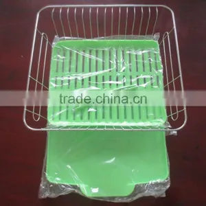 Foldable Stainless Steel Kitchen Furniture Dish Dryer Shelf thumbnail-3