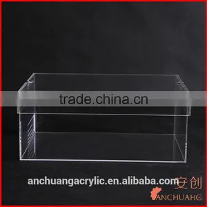 Acrylic Shoe Box Nike Sneakers Display Storage Box With Customized Logo thumbnail-3