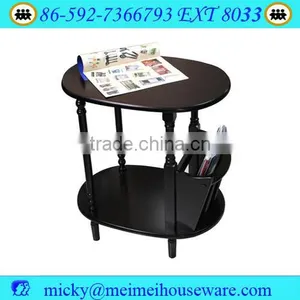 Oval Wooden Coffee Table/magazine Table thumbnail-1