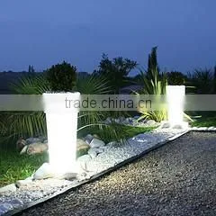 Modern Outdoor Wireless Roman Style Big LED Lighting Decorative Flower Vase Pot thumbnail-4
